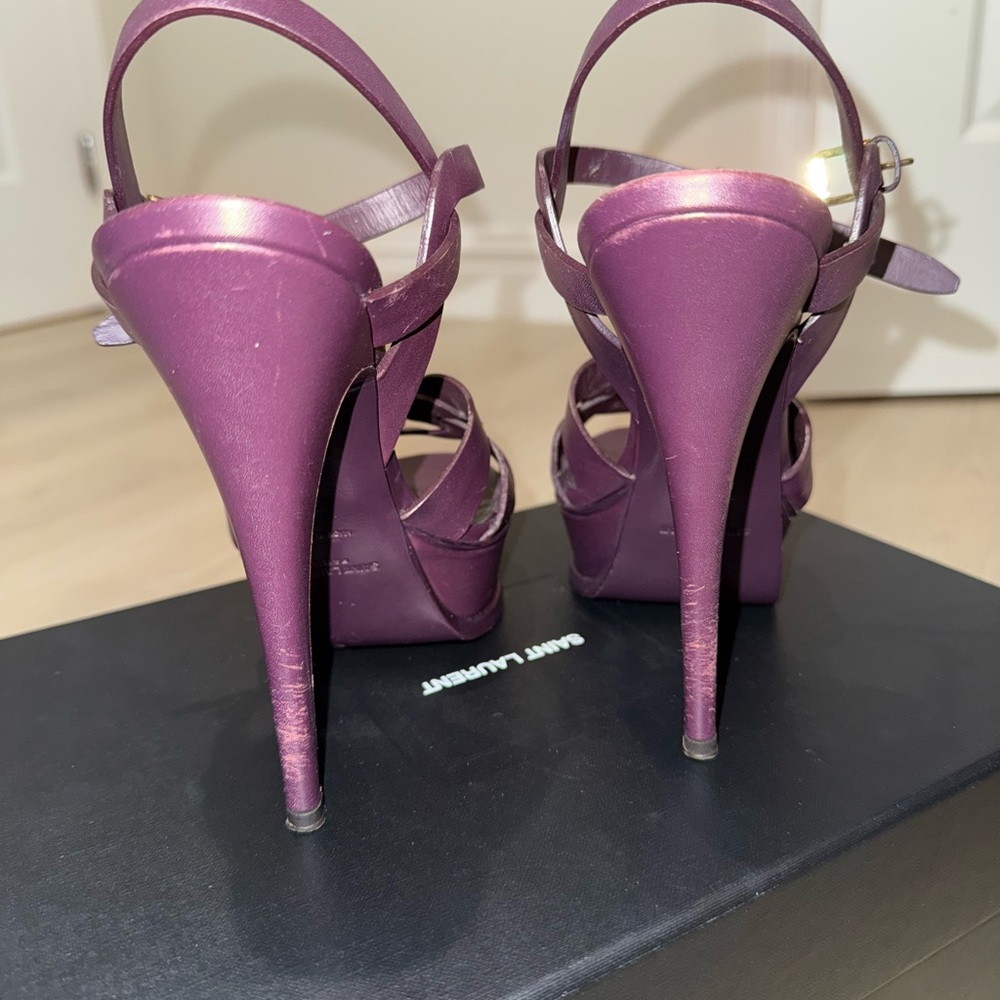 Saint Laurent Tribute Platform Sandals - Picture 3 of 6